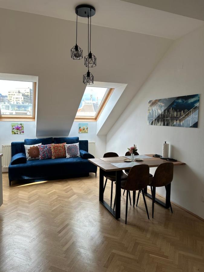 Klimatisiertes Dachgeschoss City Apartment In Zentrum Wiens Екстер'єр фото